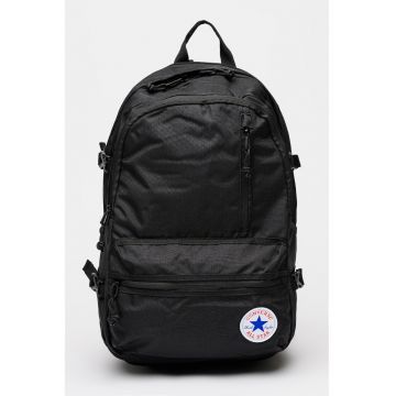 Rucsac unisex cu buzunare multiple Straight Edge - Negru