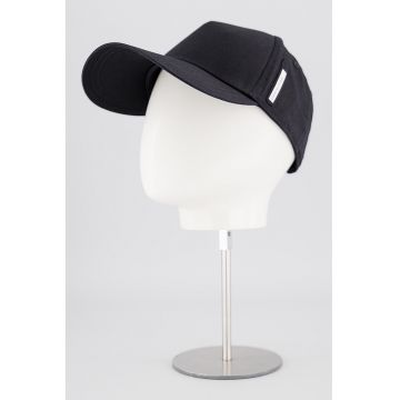 Sapca ajustabila cu cozoroc curbat - Negru