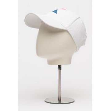 Sapca din bumbac cu logo - Alb/Verde