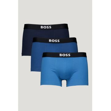 Set de boxeri ONE - 3 perechi - Albastru pal/Albastru petrol/Bleumarin