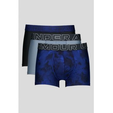 Set de boxeri pentru antrenament Performance Tech - 3 perechi - Negru/Albastru indigo/Gri inchis