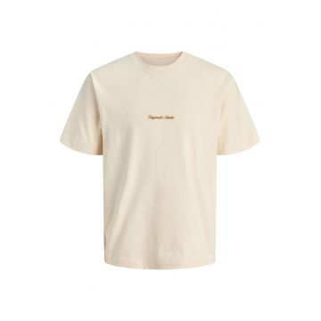 Tricou barbati - Jack Jones - ecru - 100% bumbac -