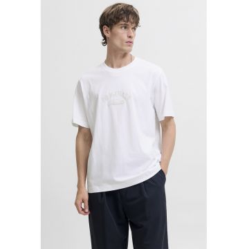 Tricou lejer din bumbac Bleeker - Alb optic