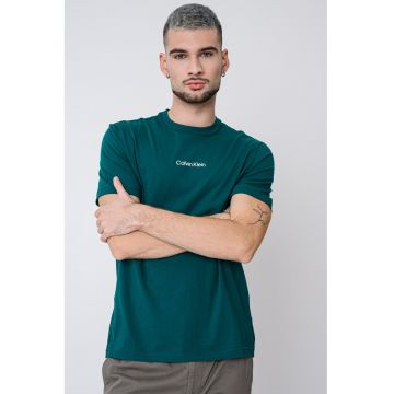 Tricou slim fit cu tehnologie uscare rapida - pentru fitness - Verde