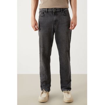 Blugi regular-fit din denim - Gri