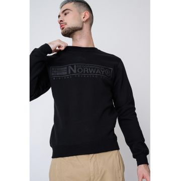 Bluza cu decolteu la baza gatului Gantoine - Negru