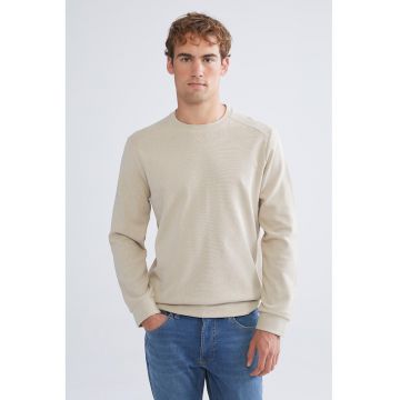 Bluza de trening din amestec de bumbac - Bej