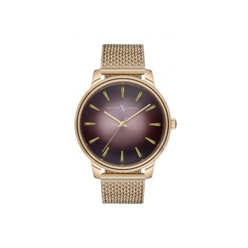 Ceas barbatesc  MEX3155 - carcasa de 44 mm - curea din otel - 3 ATM