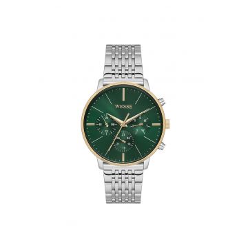 Ceas barbatesc  model WWG401105SSA - curea din otel gri - cadran verde - 42x42mm