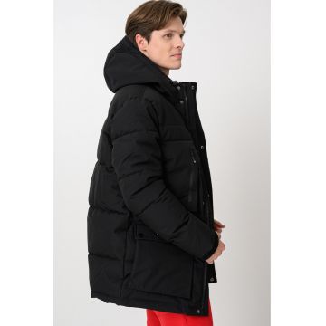 Geaca cu gluga Alberteak - Negru
