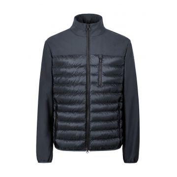 Geaca matlasata cu buzunare - Bleumarin