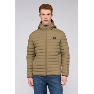 Geaca matlasata cu buzunare - Kaki