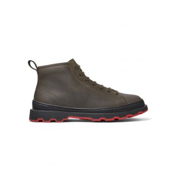 Ghete de piele cu fermoar Brutus+ - Verde