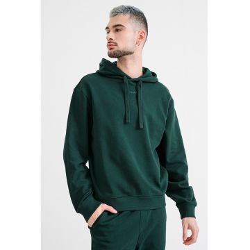 Hanorac cu logo Dapo - Verde englez