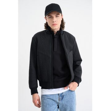 Jacheta cu buzunare laterale - Negru