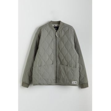 Jacheta matlasata cu buzunare frontale - Kaki