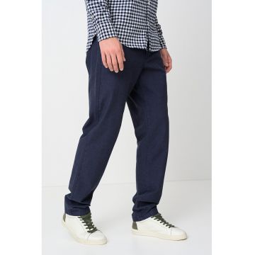 Pantaloni chino cu talie medie - Gri carbune