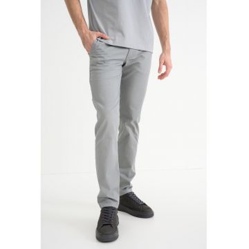 Pantaloni chino slim fit - Gri cenusiu
