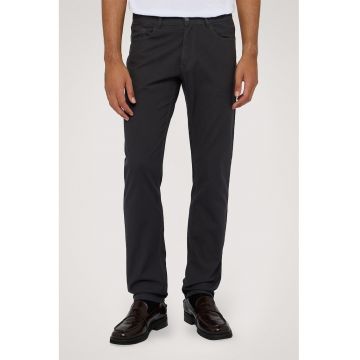 Pantaloni cu talie medie - Negru