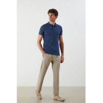 Pantaloni de trening din amestec de bumbac - Bej