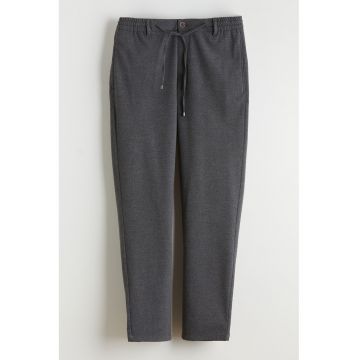 Pantaloni regular fit cu snur de ajustare Vision - Gri inchis