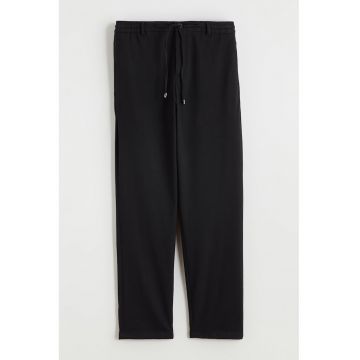 Pantaloni regular fit cu snur de ajustare Vision - Negru