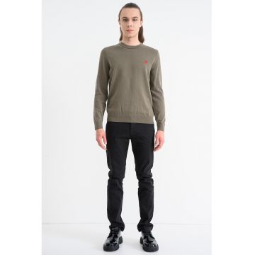 Pulover din bumbac San Cassius - Verde feriga/Verde sparanghel