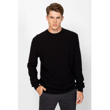 Pulover slim fit - Negru