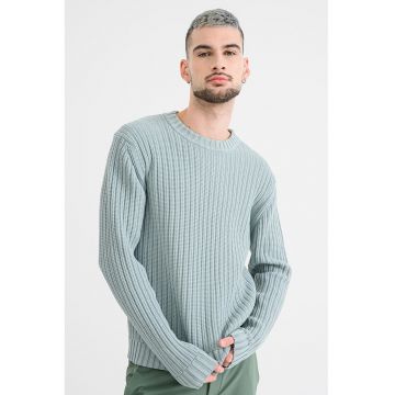 Pulover tricotat Sribben - Verde deschis