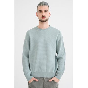 Pulover uni San Celly - Verde persan