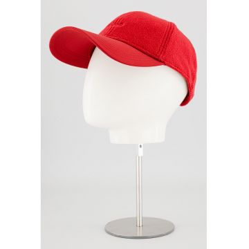 Sapca din fleece cu logo brodat Jake - Visiniu