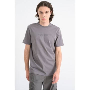 Tricou cu imprimeu logo - Gri inchis