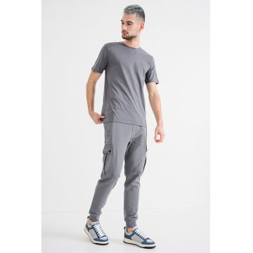 Tricou din bumbac Tales - Albastru glaciar