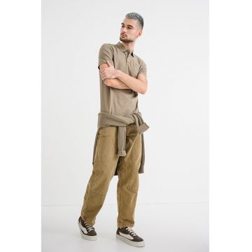 Tricou polo slim fit Passenger - Maro deschis