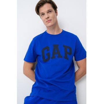 Tricou regular-fit cu logo - Albastru royal