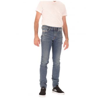 Blugi slim fit Valerian - Bleumarin