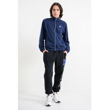 Bluza de trening din bumbac cu logo - Albastru ultramarin