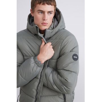 Geaca cu vatelina si gluga - Kaki