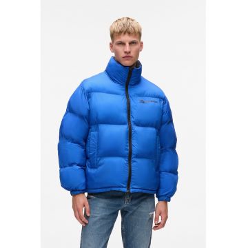 Geaca reversibila cu vatelina - Negru/Albastru royal