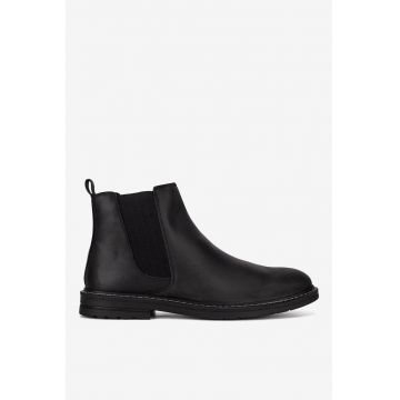 Ghete barbati  5903419549816 - Piele nabuc - Negru - Negru