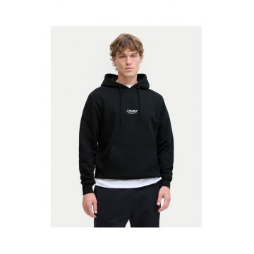 Hanorac barbati - Jack Jones - bumbac organic/poliester - negru -