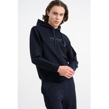 Hanorac regular fit de bumbac - Albastru ultramarin