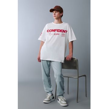 Pantaloni de trening cu buzunare cu fermoar - Albastru glaciar