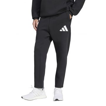 Pantaloni de trening cu logo contrastant - Negru