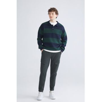 Pantaloni regular fit - Negru stins