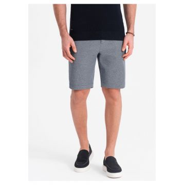 Pantaloni scurti chino  OM-SRCS-0127 - Pentru barbati - Albastru melange