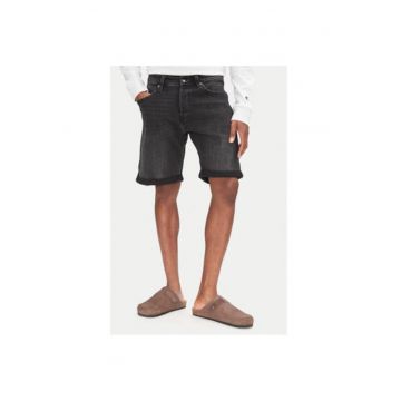 Pantaloni scurti din denim barbati Jack Jones - 12269608 - Bumbac/Poliester reciclat - Negru - Negru