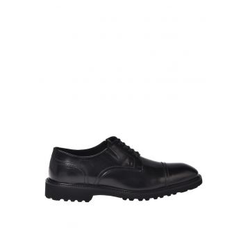 Pantofi derby din piele - Negru
