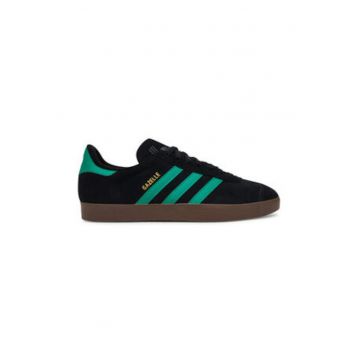 Pantofi din piele intoarsa Gazelle - Verde/Negru