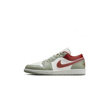 Pantofi sport  Air Jordan 1 Low - piele alb - Alb